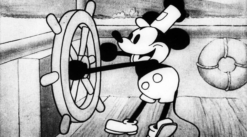 Mickey em cartoon