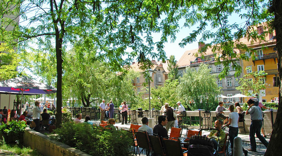 Cafés em Liubliana
