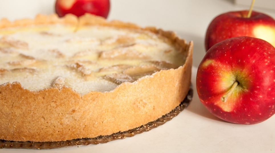Torta de maçã típica da Alsácia (Foto: shutterstock.com)