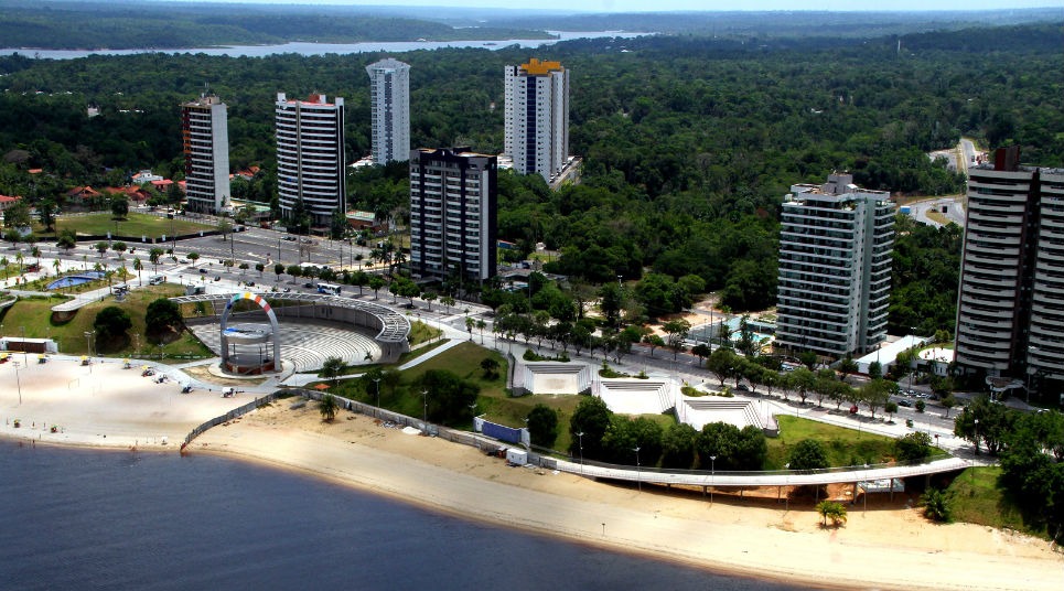 Praia da Ponta Negra (Foto: Prefeitura de Manaus)