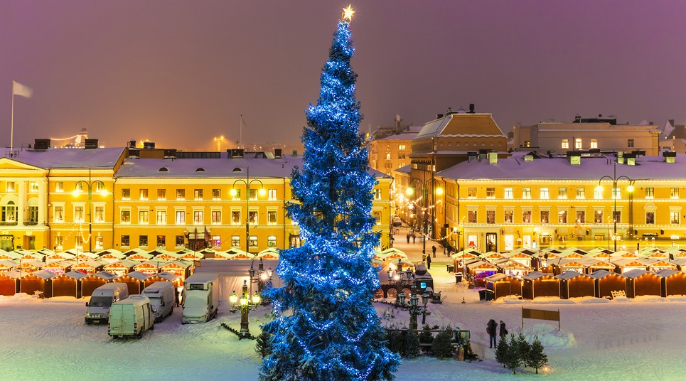 Mercado de Natal em Helsinque