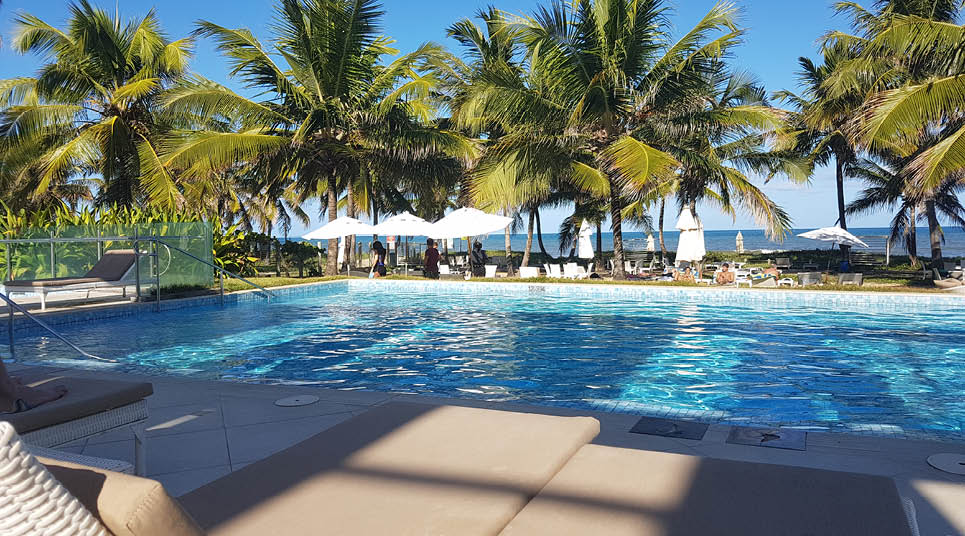 O Sheraton Reserva do Paiva conta com piscina infantil e adulto Piscina do Sheraton Reserva do Paiva