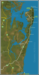 mapa da península