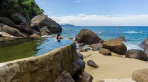 Piscinas em Ilha Grande