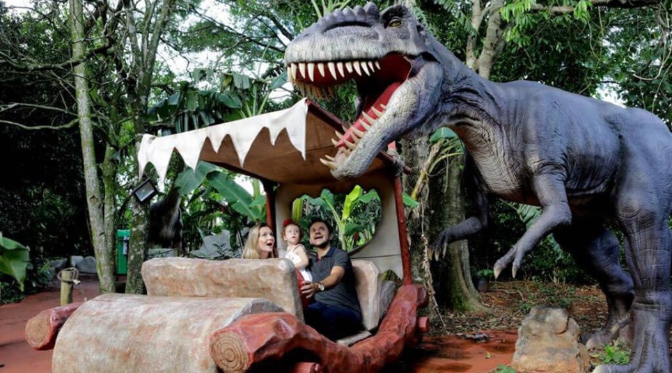 Parque dos Dinossauros, em Olímpia