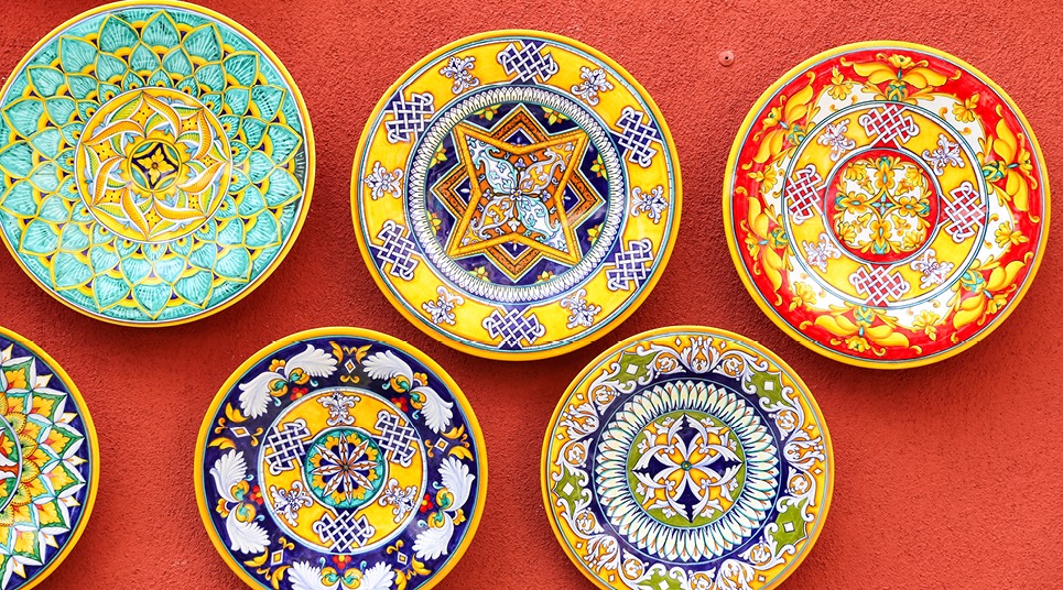 Cerâmicas típicas de Positano 