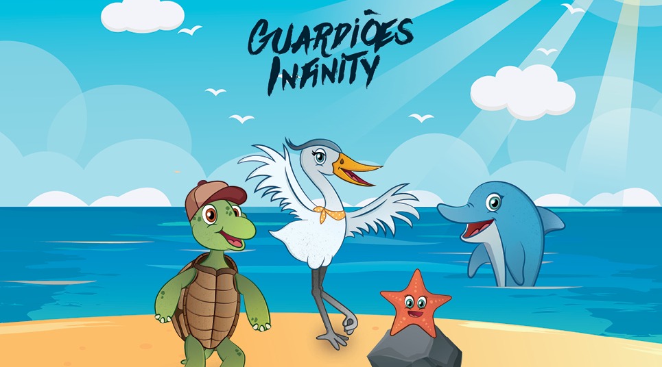 Os personagens Guardiões Infinity
