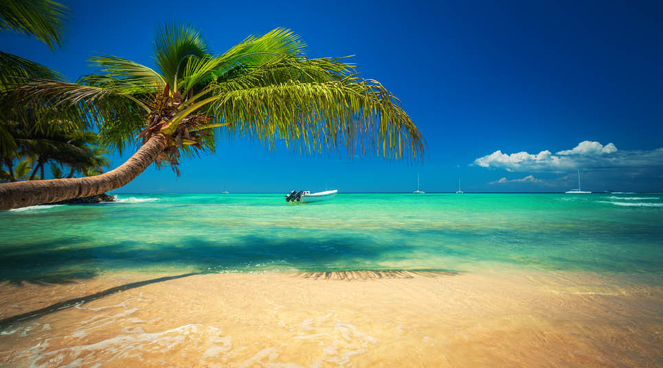 Praia na República Dominicana