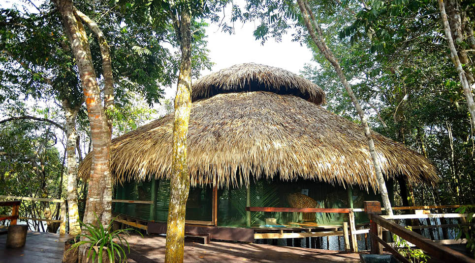 Recepção do Juma Amazon Lodge