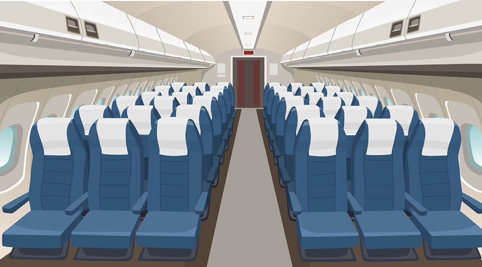 Interior de aeronave