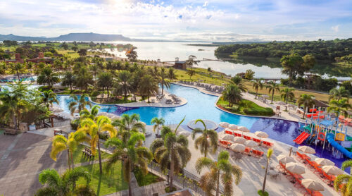 Piscina do Malai Manso Resort