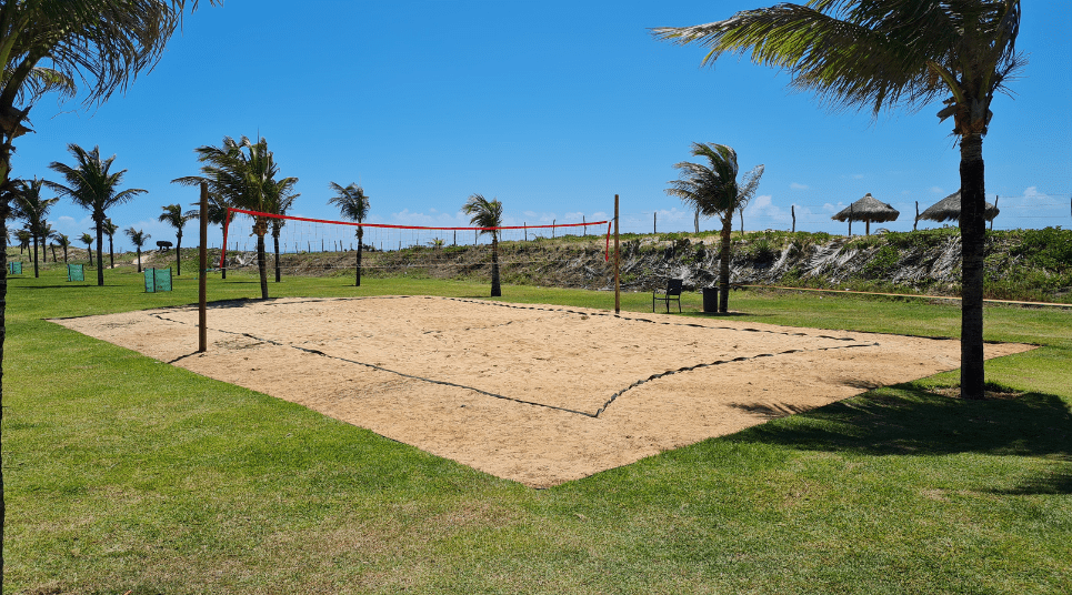 Quadra de vôlei, futevôlei ou beach tennis