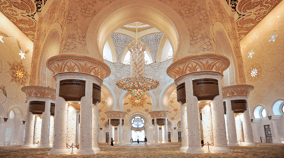 Mesquita nos Emirados Árabes