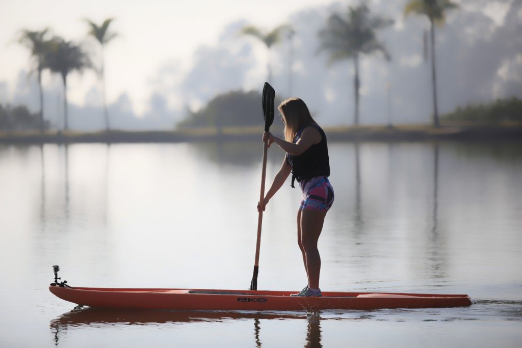 Stand up paddle no lago