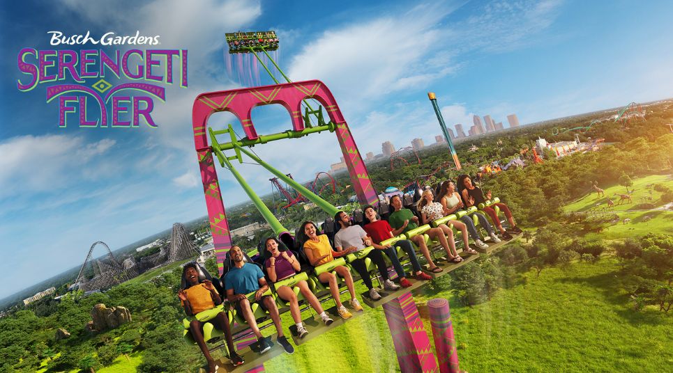 Serengeti Flyer é a nova atração do Busch Gardens