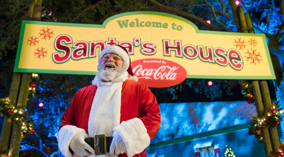 Christmas Town é a comemoração de natal no parque Busch Gardens