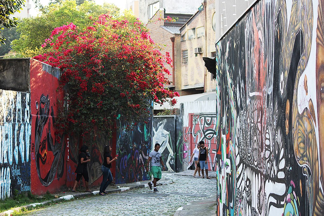 Lugares românticos em São Paulo: Beco do Batman