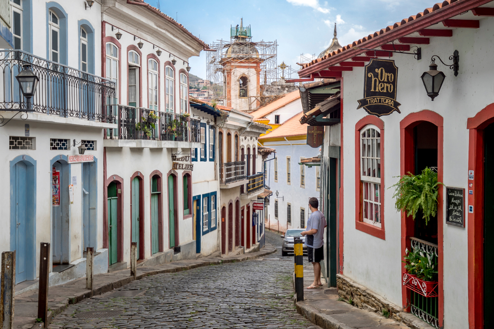 Viajar sozinho para Ouro Preto, Minas Gerais.