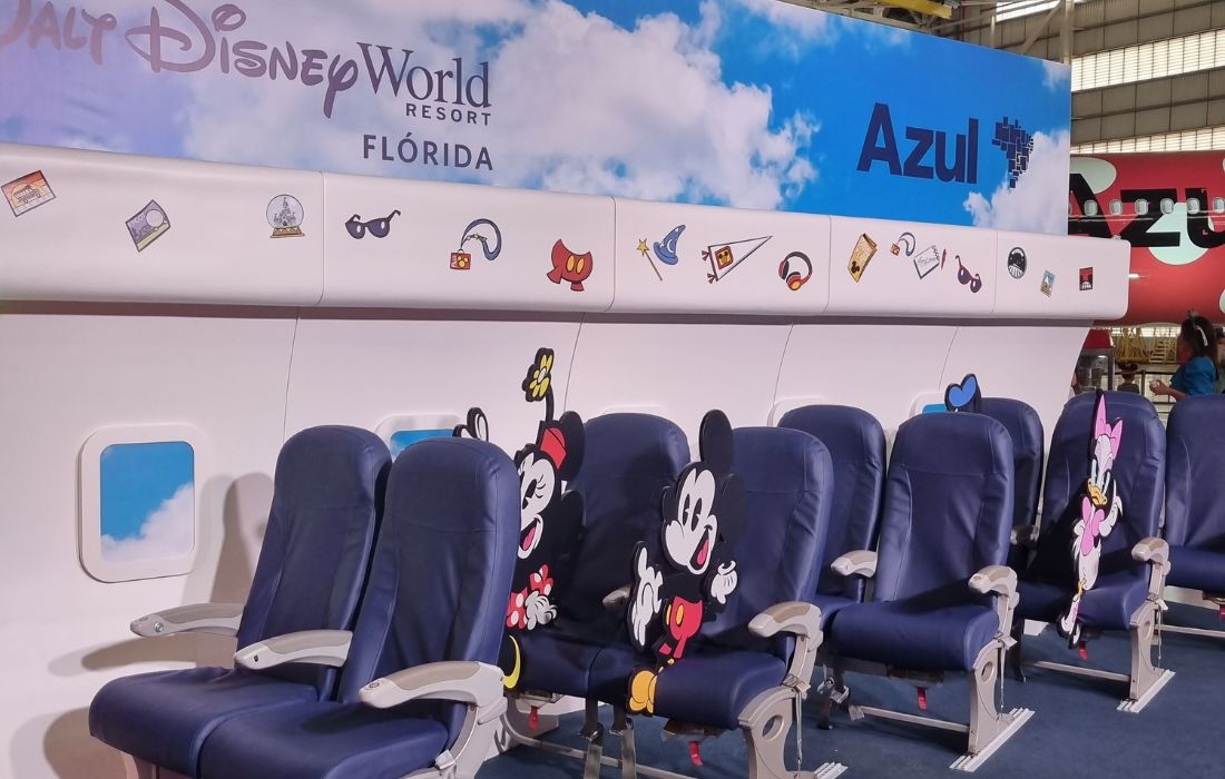 Disney e Azul celebram Frota Mais Mágica do Mundo.
