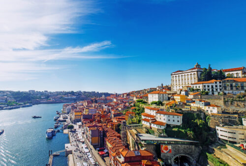 Porto, Portugal Cidade Velha da Ponte Dom Luis no Rio Douro