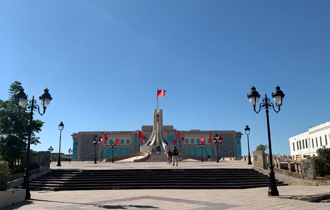 Praça da Casbá em Túnis, Tunísia