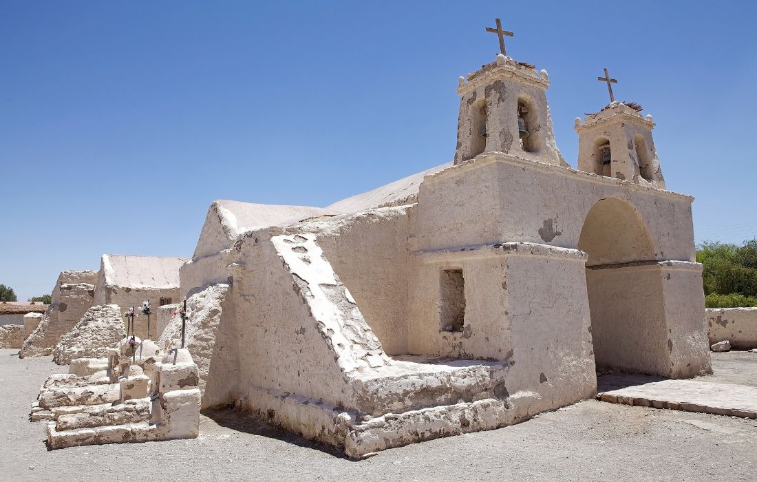 Igreja de San Francisco, em Chiu Chiu, Antofagasta