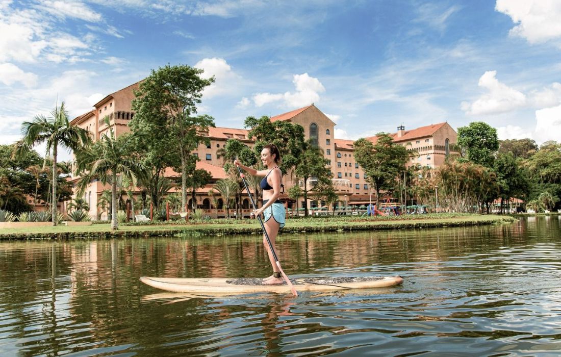 Stand up paddle no Grande Hotel