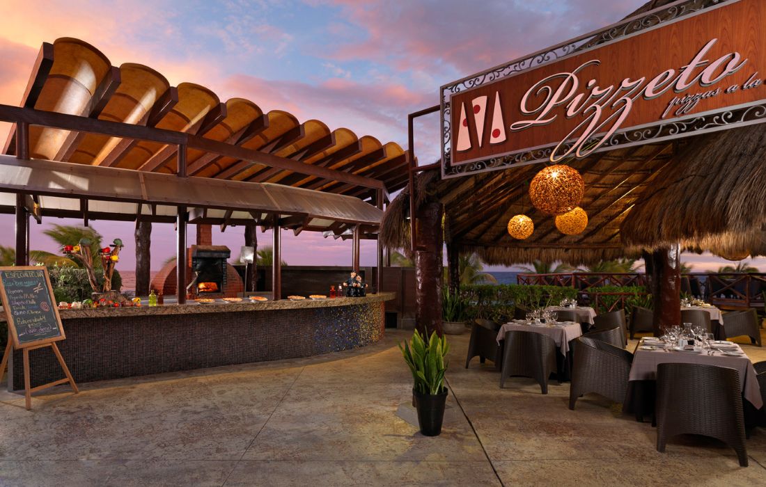 Pizzeto, restaurante do Hard Rock Hotel Riviera Maya
