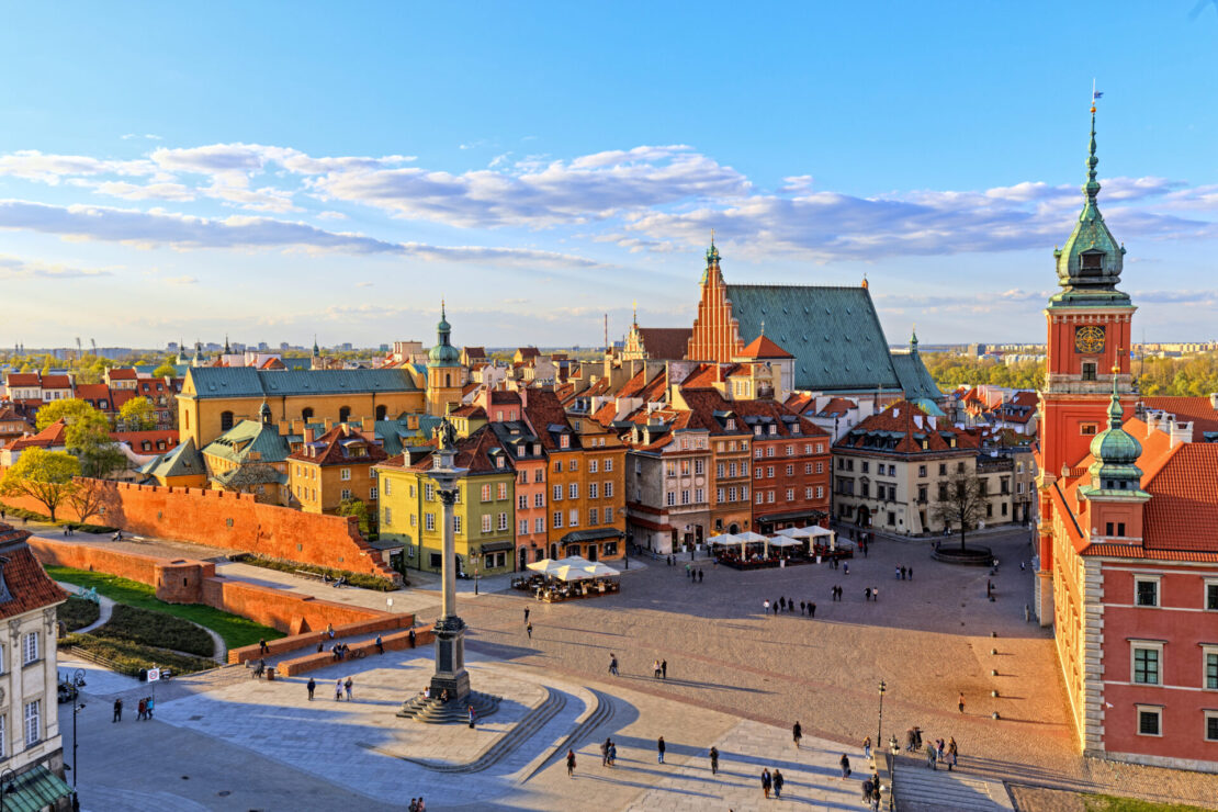Varsóvia, Polónia um dos melhores destinos para 2024 (shuttetrstock)