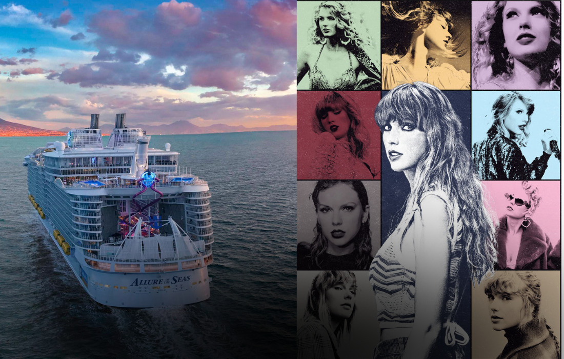 O cruzeiro temático da Taylor Swift ocorre a bordo do navio Allure of the Seas (divulgação)