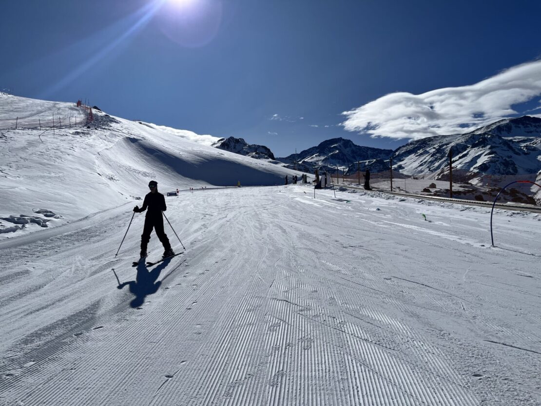 Esqui em Valle Nevado (Tarcila Ferro) 