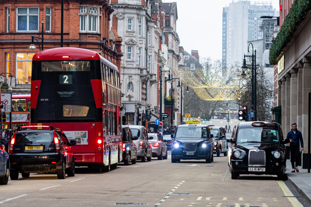 Londres: mão inglesa