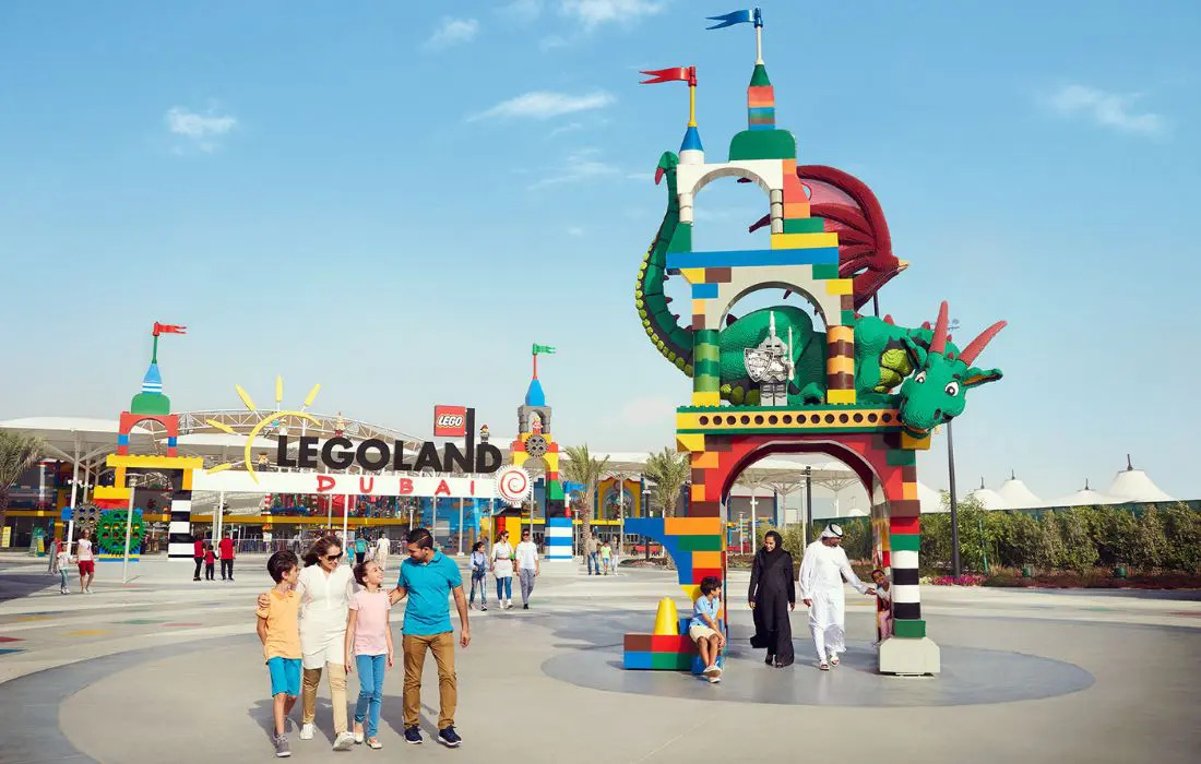 O Legoland também faz parte do complexo Dubai Parks e Resorts (shutterstock) 