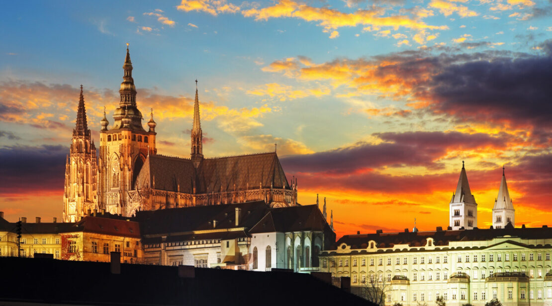 O Castelos de Praga, na República Tcheca abrange mais de mil anos (shutterstock)