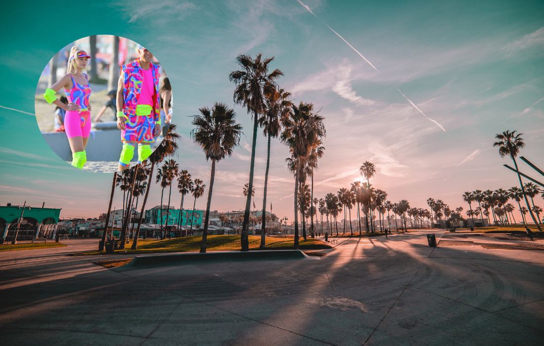 Venice Beach é um das praias mais famosas de L.A e um dos cenários de Barbie (shutterstock)
