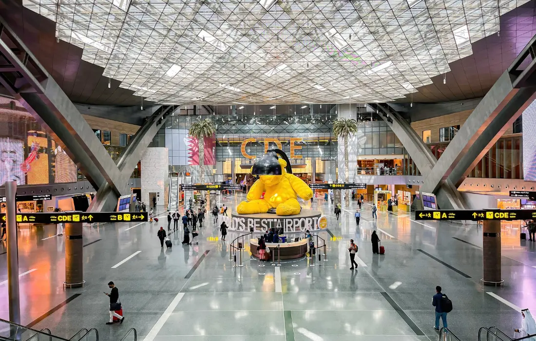 Aeroporto Internacional de Hamad, em Doha. (Foto: shutterstock)