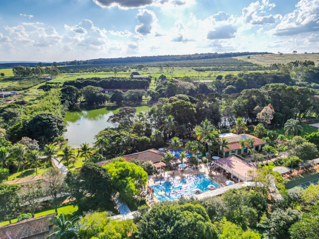 Vista aérea da Fazenda Areia que Canta