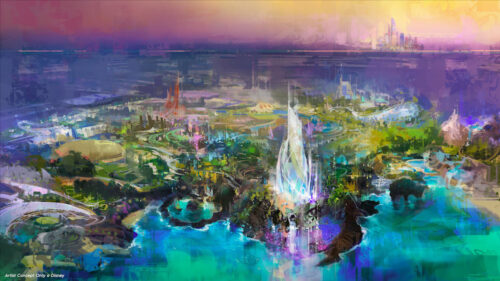 Parque Disney em Yas Island em Abu Dhabi