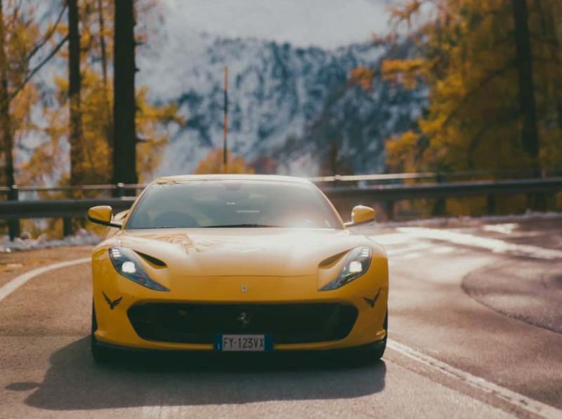Roteiro para amantes de supercarros