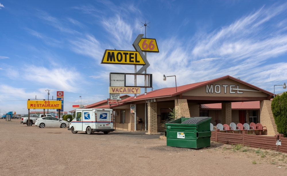 Rota 66: Motel típico