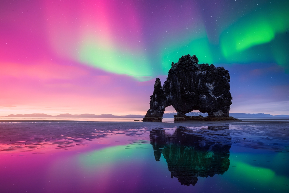 Aurora boreal: Islândia