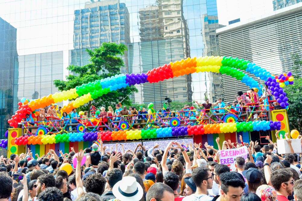 Parada do Orgulho LGBTQIA+ em São Paulo