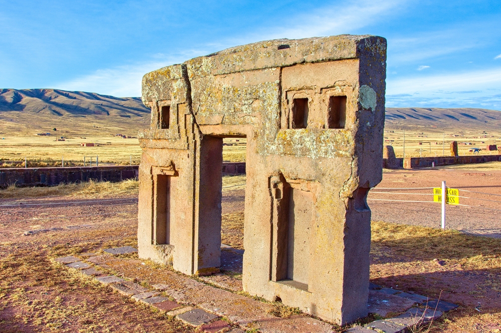 Complexo arqueológico Tiwanaku na Bolívia