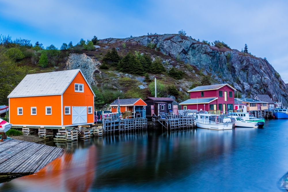 Newfoundland no extremo leste do Canadá