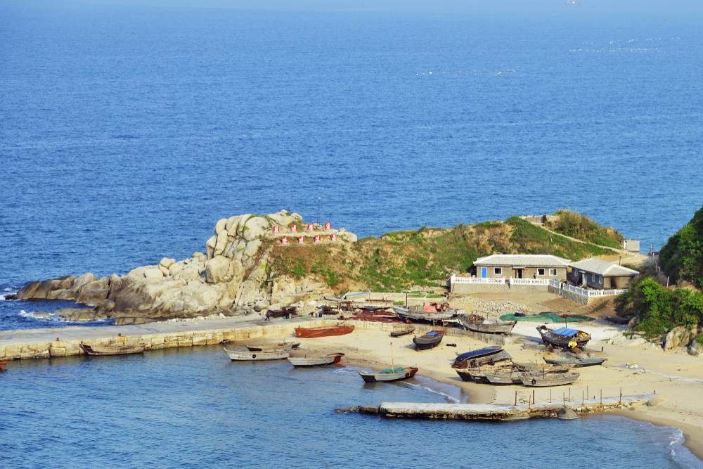 Marina na região de Wonsan