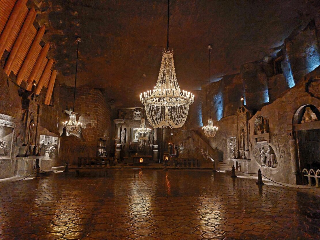 Mina de Sal de Wieliczka na Polônia