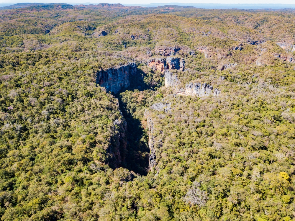 Arco do André no Parque Nacional Cavernas do Peruaçu
