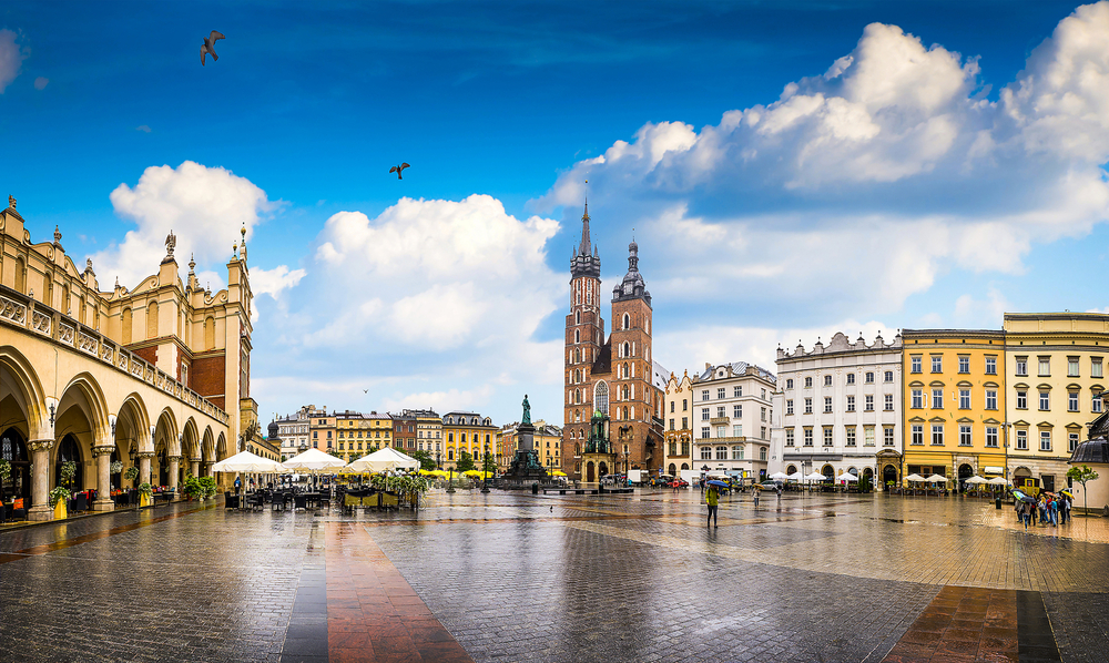 Cracóvia: Praça do Mercado
