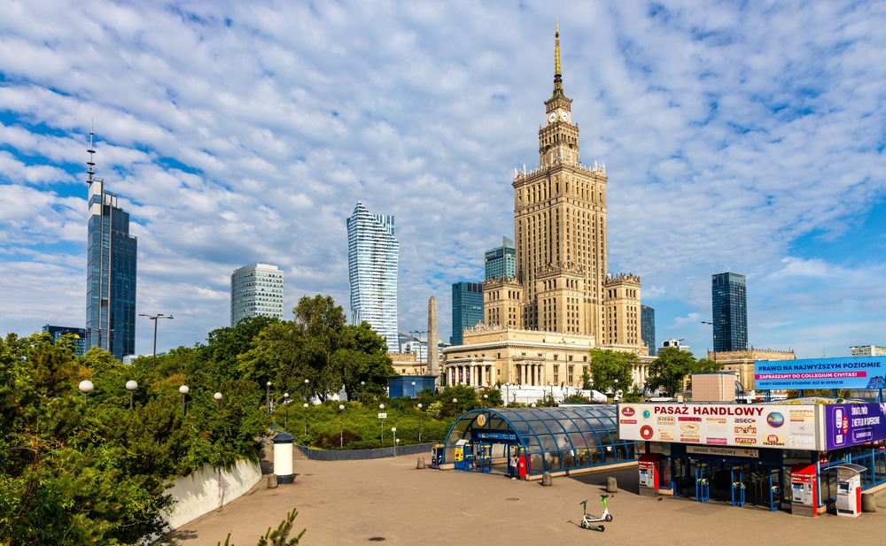 Palácio da Cultura e da Ciência em Varsóvia