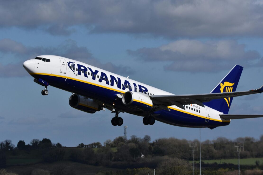 Ryanair não oferece serviço de bordo gratuito